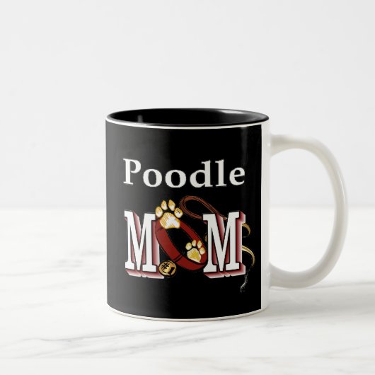 Poodle Chien Maman Mug (Droit)