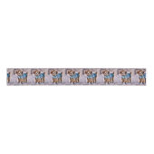 Poodle Christmas Grosgrain Lint (Voorkant)