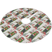 Poodle Christmas Kerstboom Rok (Gekanteld)