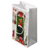 Poodle Christmas Klein Cadeauzakje (Voorkant Gekanteld)