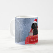 Poodle Christmas Koffiemok (Voorkant links)