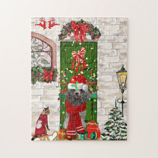 Poodle Christmas Legpuzzel (Verticaal)