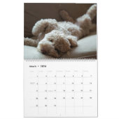 Poodle Cute Poodle Puppies 2024 Calendrier (Mar 2026)