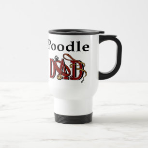 Poodle Dad Gifts Reisbeker