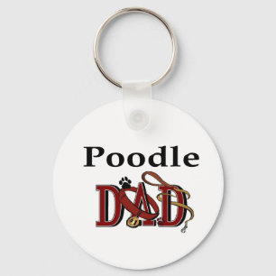 Poodle Dad Gifts Sleutelhanger