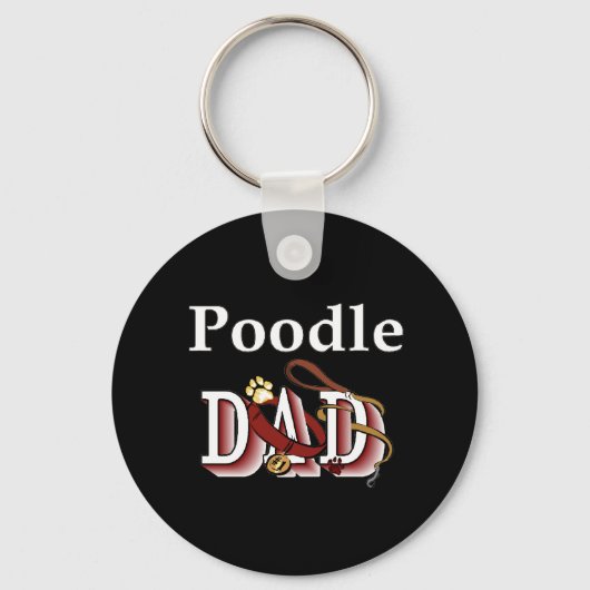poodle dad Sleutelhanger (Voorkant)