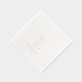 Poodle de chien personnalisé Illustration Mariage  (Droite)