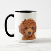 Poodle de jouet Mug personnalisée (Gauche)