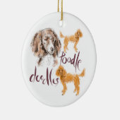 Poodle-doedels ornament (Rechts)