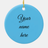 Poodle-doedels ornament (Achterkant)