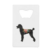Poodle Dog Breed Boho Floral Silhouette (Devant)