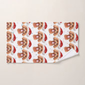 Poodle Dog Breed Christmas Stars (Serviette à main)