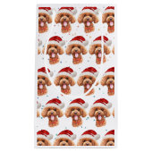 Poodle Dog Breed Christmas Stars Klein Cadeauzakje (Voorkant)