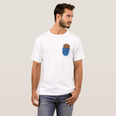 Poodle Dog Dans La T-Shirt De Poche (Devant entier)