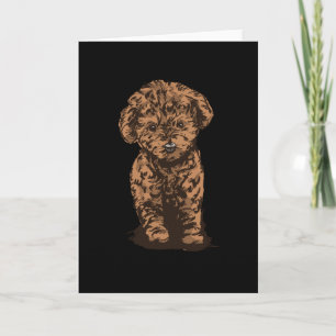 Poodle Dog Kaart