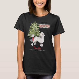 Poodle Dog Kerstmis T-shirt