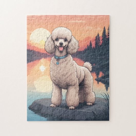 Poodle dog legpuzzel (Verticaal)