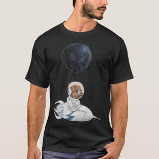Poodle Dog Mission to Mars Space Dog T-shirt