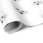 Poodle dog _ patroon cadeaupapier (Rol Hoek)