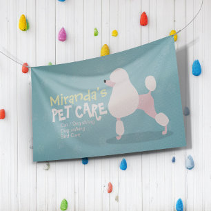 Poodle Dog Pet Care Sitting Bathing Grooming Salon Spandoek