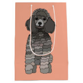 Poodle Dog Pet Medium Cadeauzakje (Achterkant)
