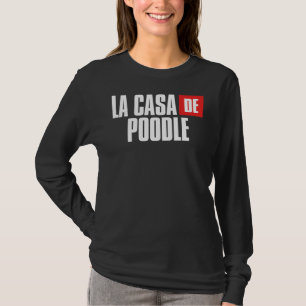 Poodle Dog Thuis Voor Mam T-shirt