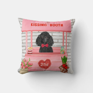 poodle Dog Valentijnsdag Kissing Booth Kussen