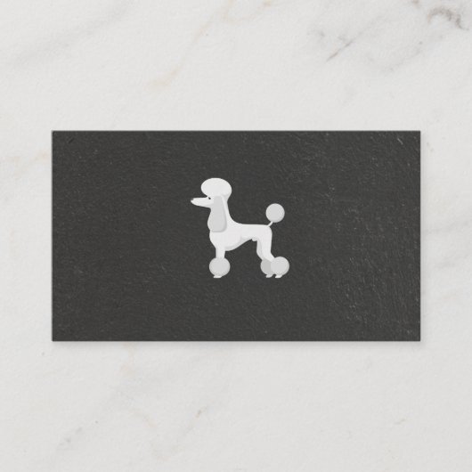 Poodle | Dogs Cats Services Visitekaartje (Voorkant)