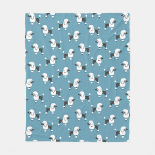 Poodle Fleece Blanket Deken