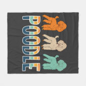 Poodle Fleece Deken (Voorkant (Horizontaal))