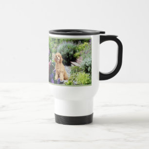 Poodle Garden Travel Mug Reisbeker