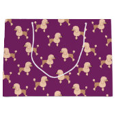 Poodle grand sac cadeau (Devant)