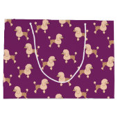 Poodle grand sac cadeau (Dos)