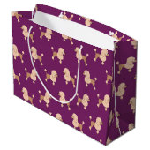 Poodle grand sac cadeau (Dos Angle)