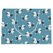 Poodle grand sac cadeau (Devant)