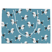 Poodle grand sac cadeau (Dos)