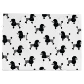 Poodle grand sac cadeau (Dos)