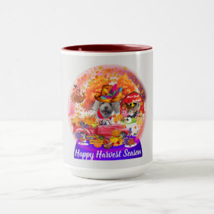 Poodle Happest Harvest Season Coffee Mug
