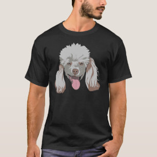 Poodle Head Dierenvriend Keeper Huisdier Eigenaar  T-shirt