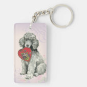 Poodle Heart Mam Sleutelhanger (achterkant)