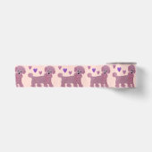 Poodle Hearts Lint (Voorkant)