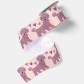 Poodle Hearts Lint (Achterkant)