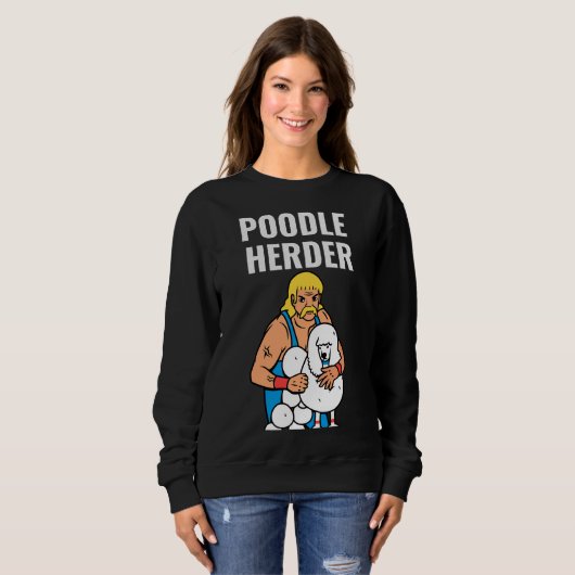 Poodle Herder Trui (Voorkant volledig)