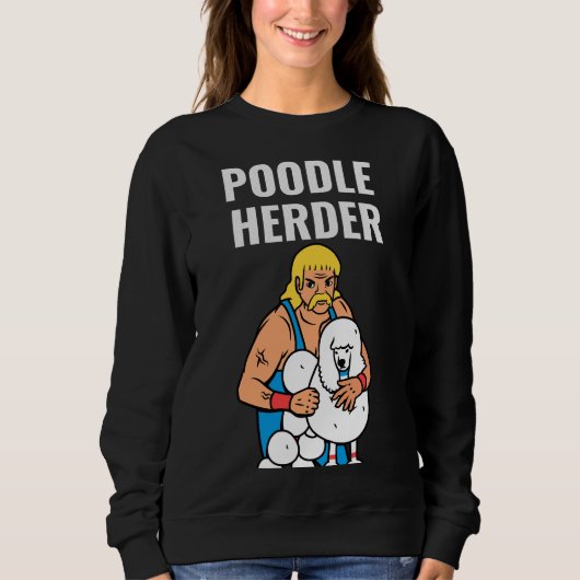 Poodle Herder Trui (Voorkant)