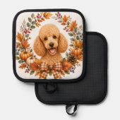 Poodle Herfstkrans Pannenlap (Voorkant / Achterkant)