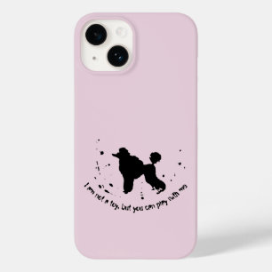 Poodle Hond Grappig Abstracte Inktspat Case-Mate iPhone 14 Hoesje