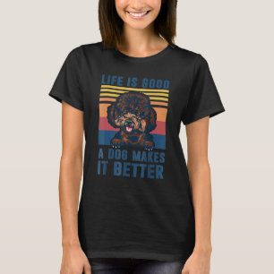 Poodle Hond Grappige Poodle Hond Vader Moeder Man T-shirt