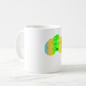 Poodle-hond Koffiemok (Voorkant links)