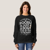 Poodle-hond Trui (Voorkant volledig)