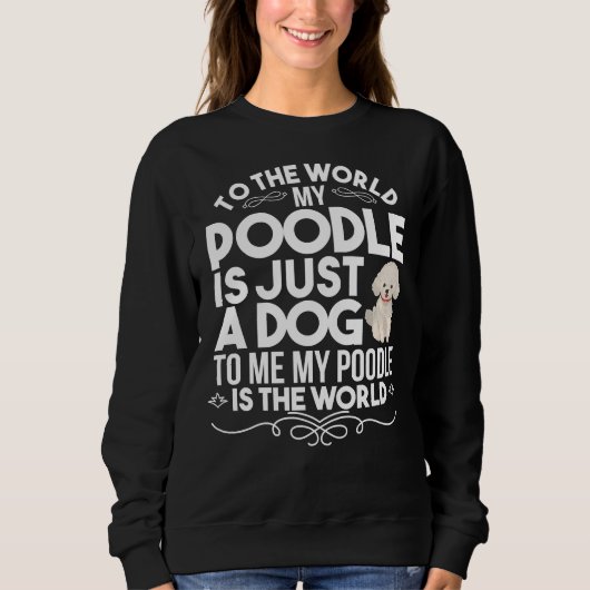Poodle-hond Trui (Voorkant)